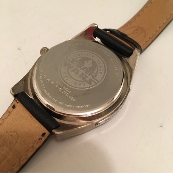 Star Wars watch pin Darth Vader Empire logo limited edition numbered COA Fossil - Picture 6 of 15